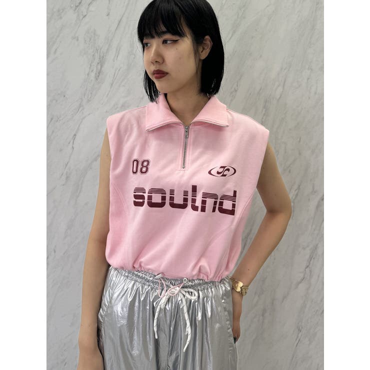 スポーティーハーフZIPトップス[品番：MKSW0059015]｜jouetie