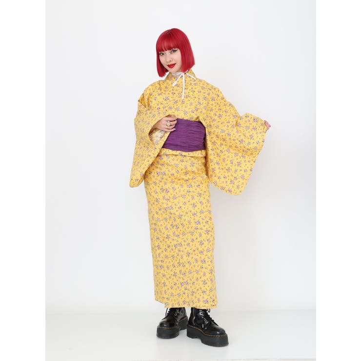 レ【美品】jouetie小花柄浴衣イエロー 小花柄浴衣セット[品番：MKSW0058565]｜jouetie（ジュエティ）の