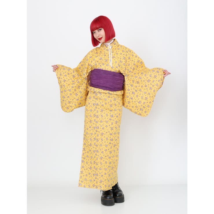 レ【美品】jouetie小花柄浴衣イエロー jouetie 小花浴衣【WEB限定】（イエロー） -ファッション通販