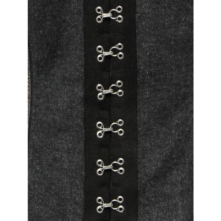 コルセットライクデニムビスチェ[品番：MKSW0058221]｜jouetie