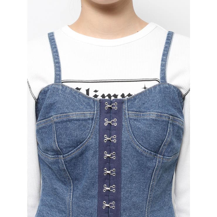 コルセットライクデニムビスチェ | jouetie | 詳細画像20 