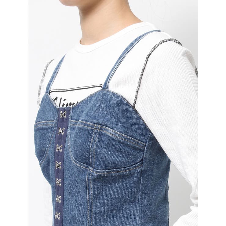 コルセットライクデニムビスチェ | jouetie | 詳細画像21 