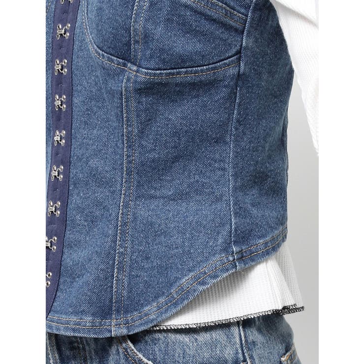 コルセットライクデニムビスチェ | jouetie | 詳細画像22 