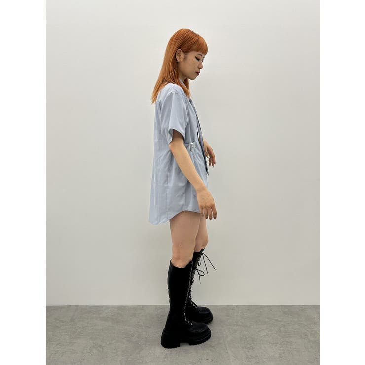 ネクタイチュニックシャツ[品番：MKSW0059153]｜jouetie