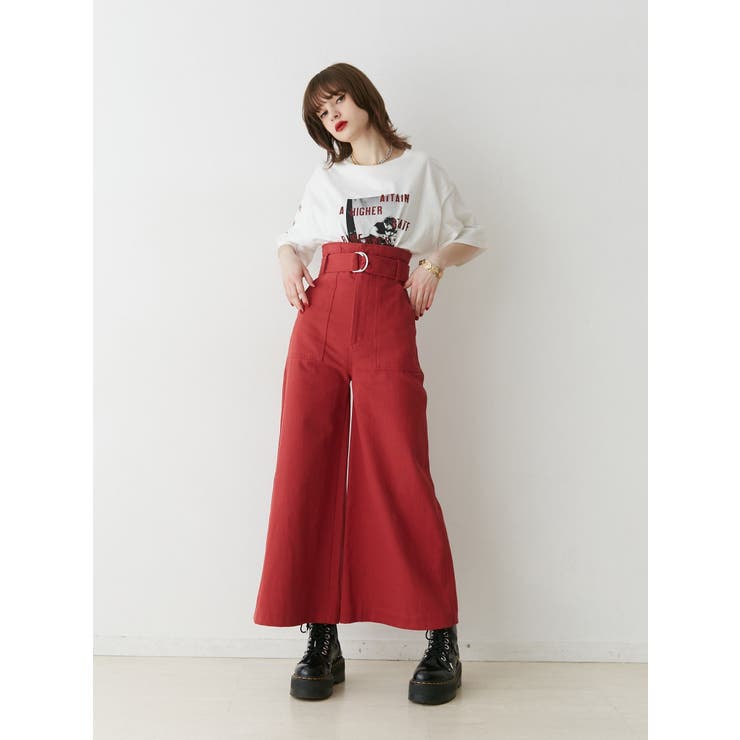 スーパーハイウエストワイドパンツ[品番：MKSW0058224]｜jouetie