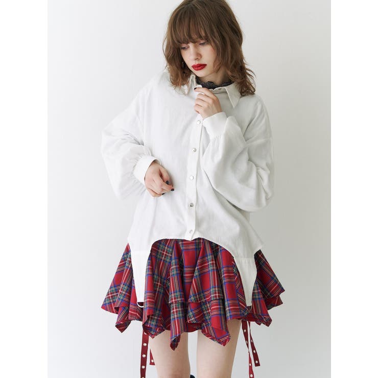 jouetie スカート アシメヘムベルテッドミニスカート : ZOZOTOWN