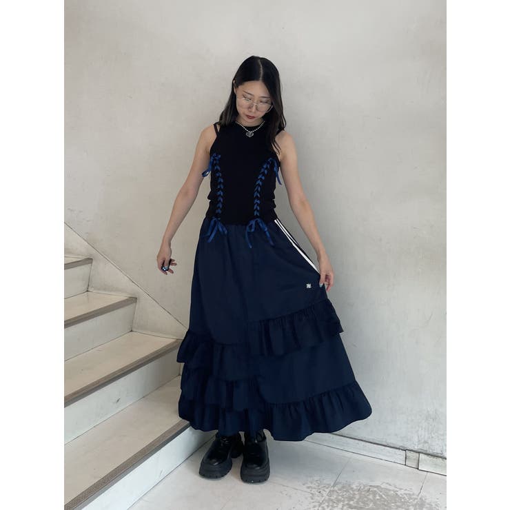 ジュエティ 今期完売品 ラインフリルスカート