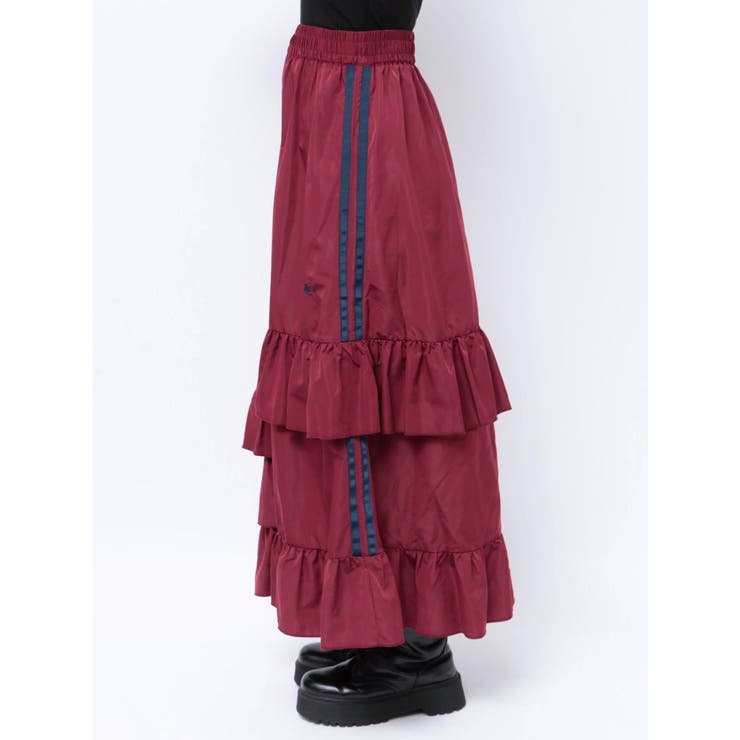 jouetie ラインフリルフレアスカート　完売品　ブラック　Mサイズ jouetie スカート アシメラインフリルフレアスカート 夏服