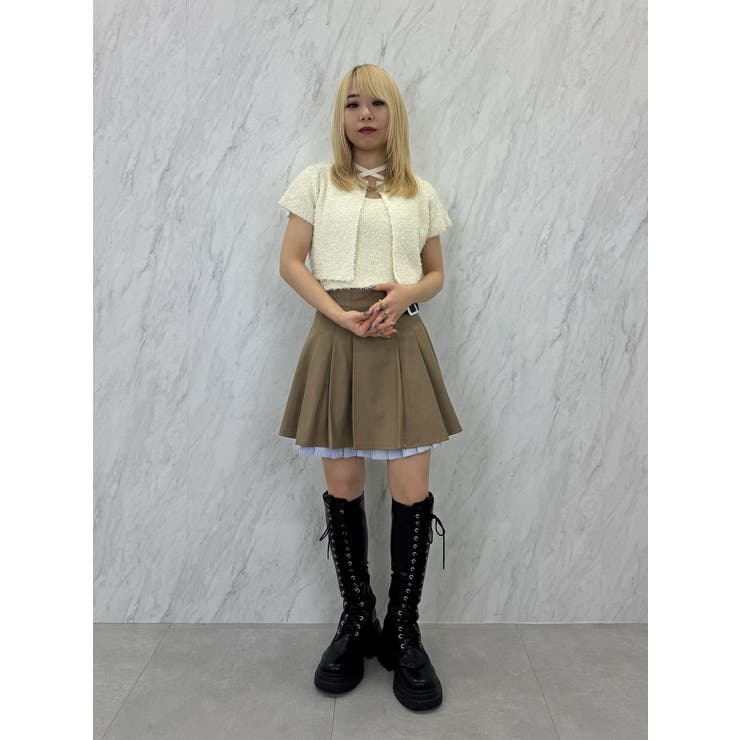 ダブルプリーツミニスカート ダブルプリーツミニスカート – Darich (ダーリッチ)