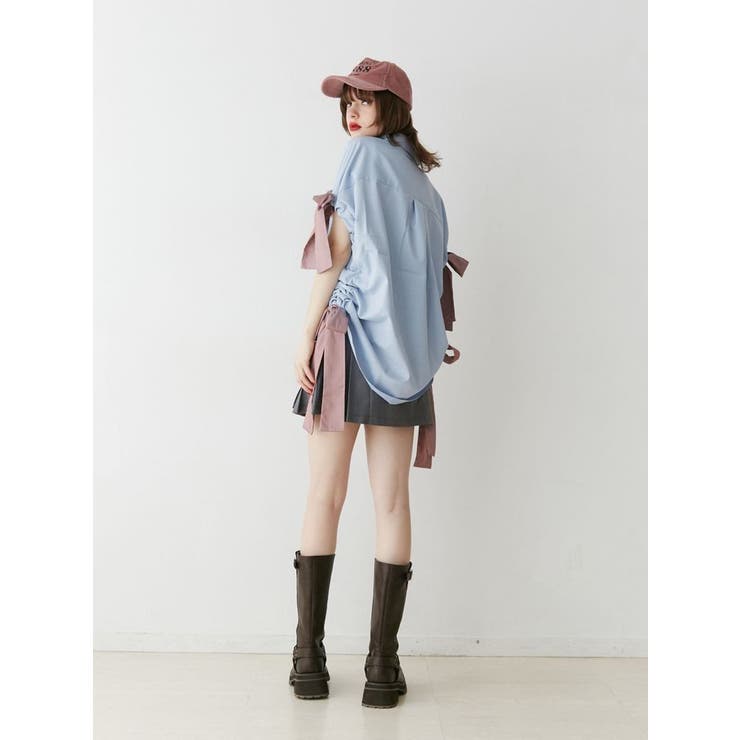 スクエアトゥエンジニアブーツ[品番：MKSW0058237]｜jouetie