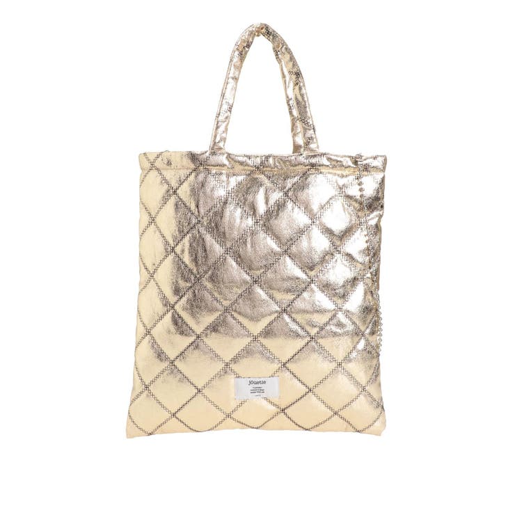 メタリックキルティングトートBAG[品番：MKSW0058320]｜jouetie