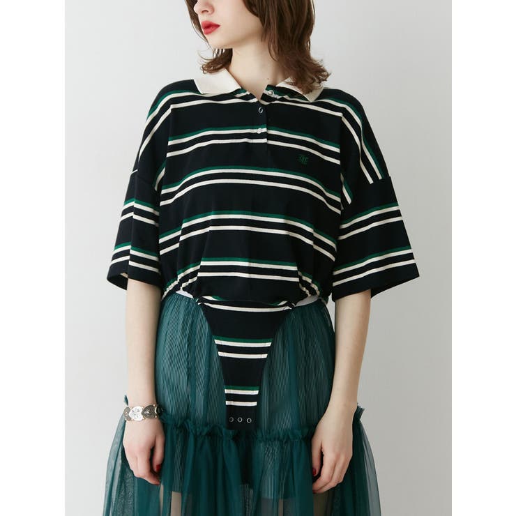 ボディースーツポロトップス | jouetie | 詳細画像1 