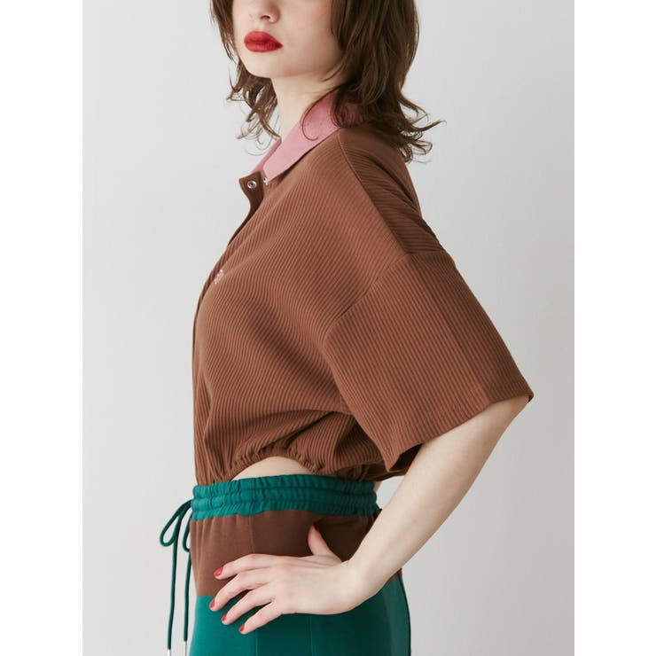 ボディースーツポロトップス | jouetie | 詳細画像11 