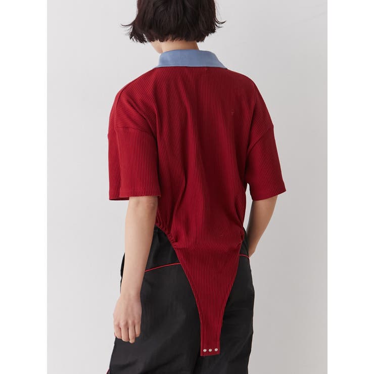 ボディースーツポロトップス | jouetie | 詳細画像4 