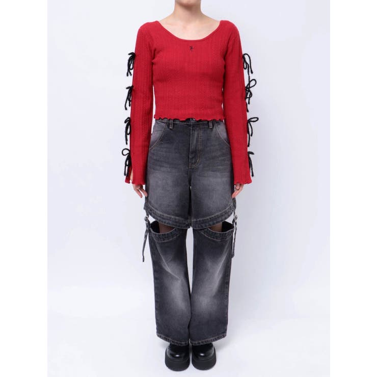 ラメリボンニットトップス | jouetie | 詳細画像42