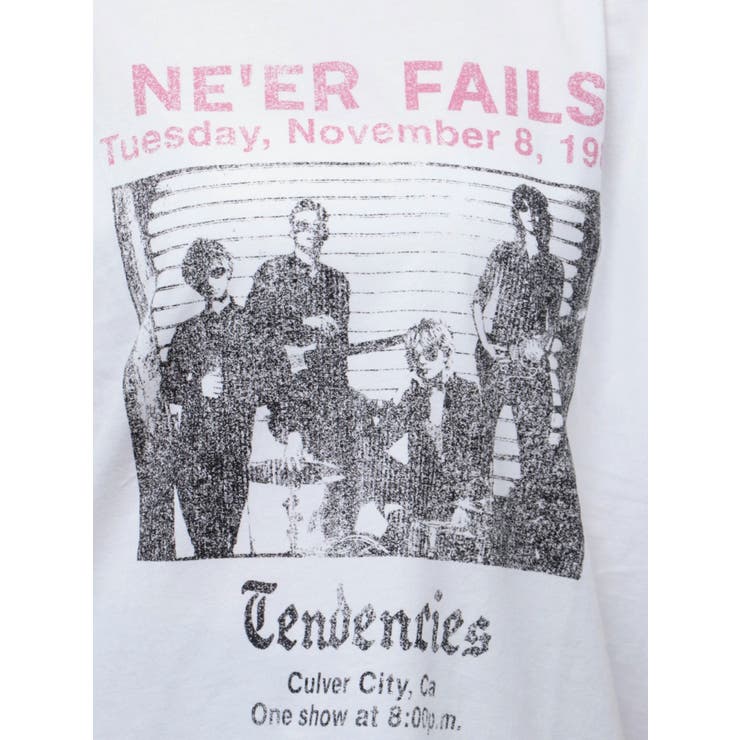 チュールレイヤードロックTシャツ | jouetie | 詳細画像19 