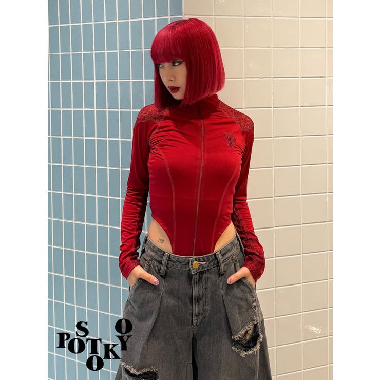 Something ×PosTokyo】Race Combination[品番：MKSW0060841]｜jouetie