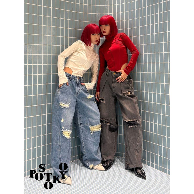 Something ×PosTokyo】Race Combination[品番：MKSW0060841]｜jouetie