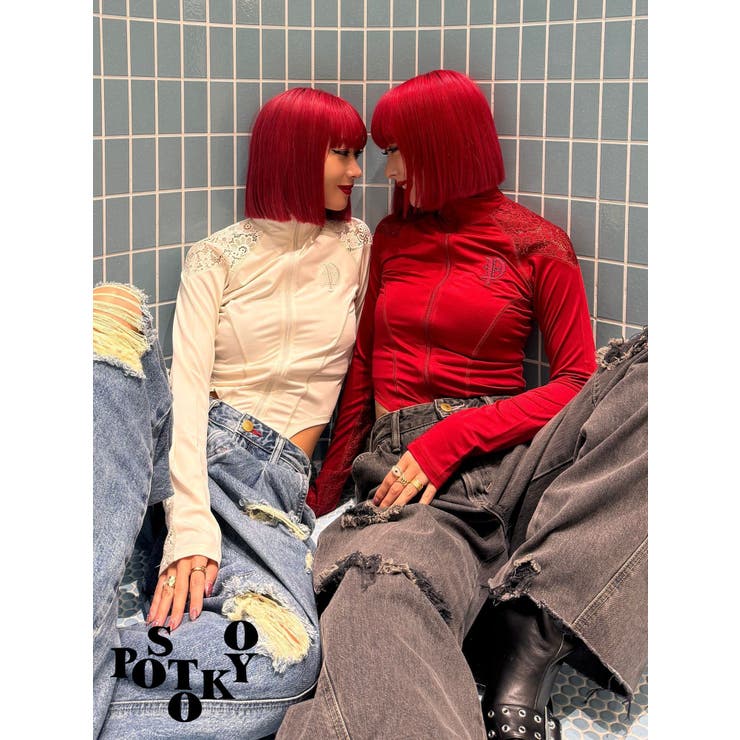 Something ×PosTokyo】Race Combination[品番：MKSW0060841]｜jouetie
