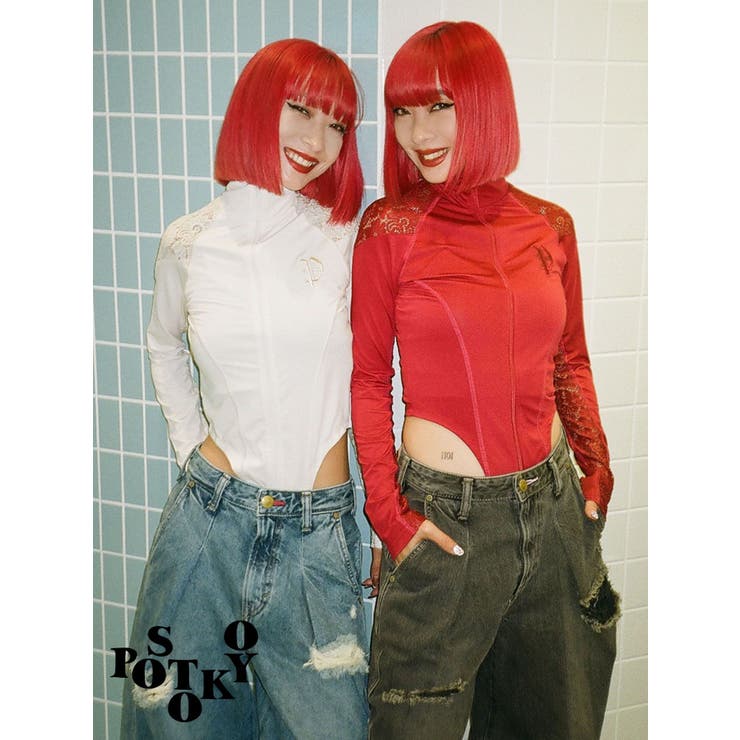 Something ×PosTokyo】Race Combination[品番：MKSW0060841]｜jouetie