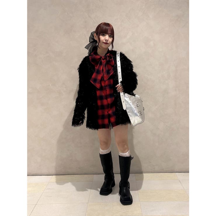 フリンジジャガードジャケット【セットアップ対応】 | jouetie | 詳細画像11 