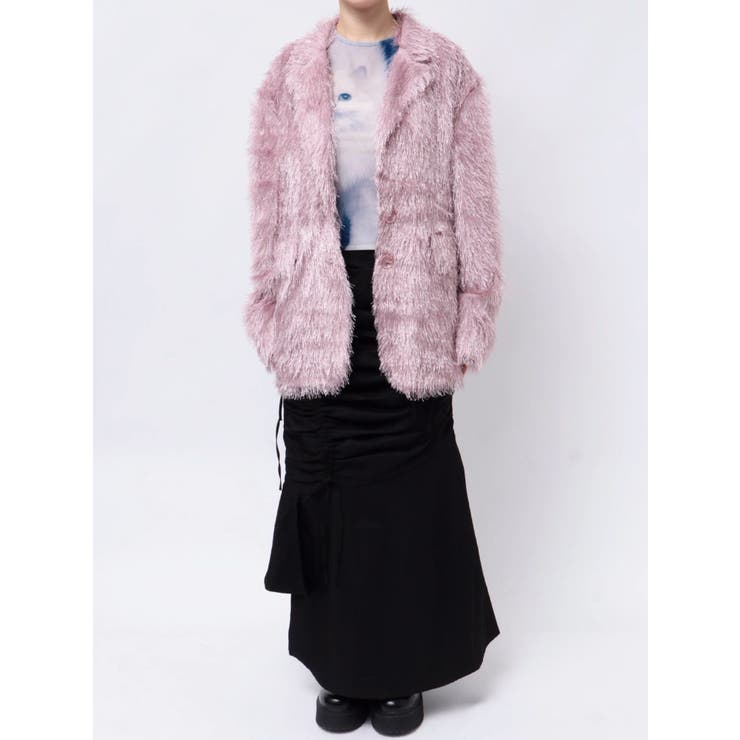 フリンジジャガードジャケット【セットアップ対応】 | jouetie | 詳細画像28 