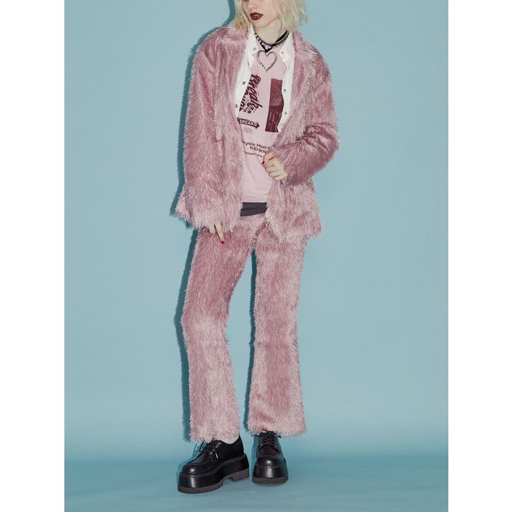 フリンジジャガードジャケット【セットアップ対応】 | jouetie | 詳細画像9 