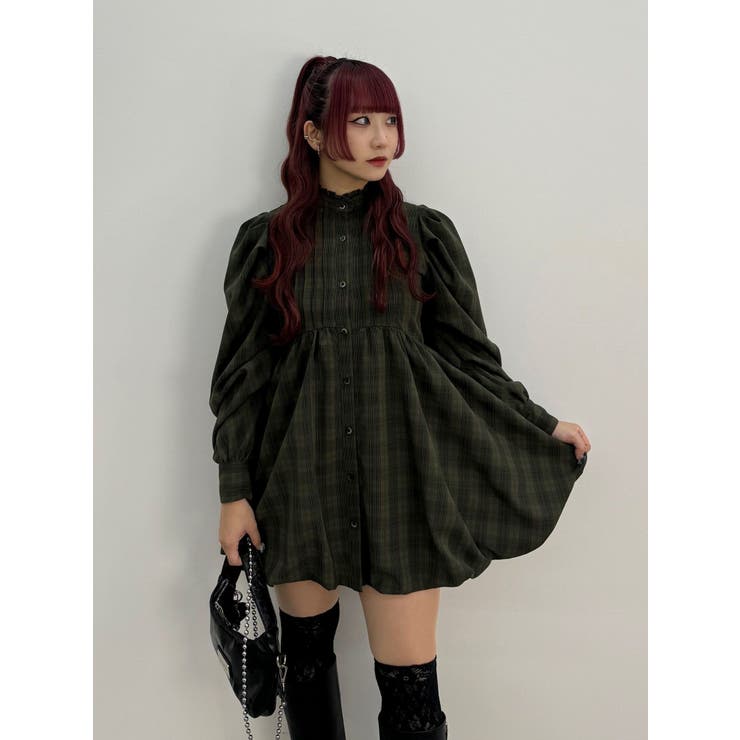 バルーンチュニックワンピース【WEB限定カラー】[品番