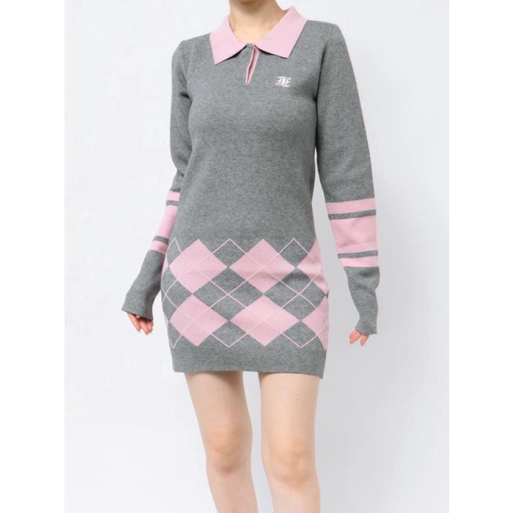 ニットポロフィットミニワンピース | jouetie | 詳細画像29 