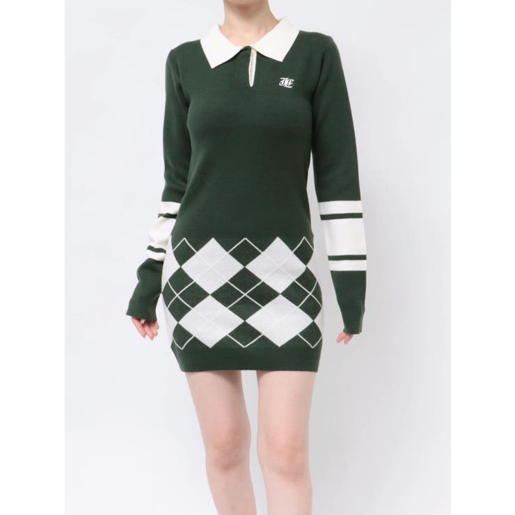 ニットポロフィットミニワンピース | jouetie | 詳細画像30 