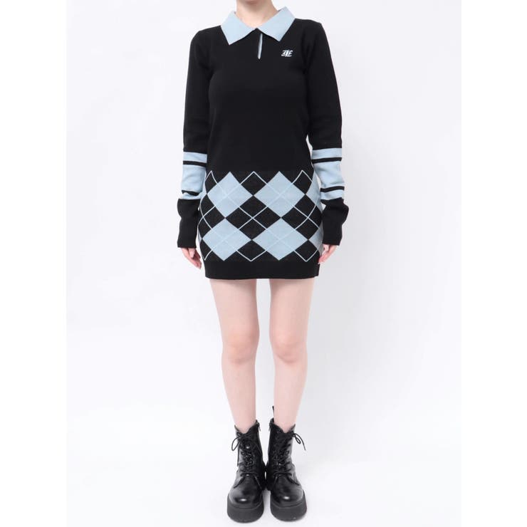 ニットポロフィットミニワンピース | jouetie | 詳細画像36 