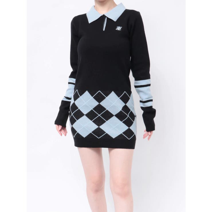 ニットポロフィットミニワンピース | jouetie | 詳細画像42 