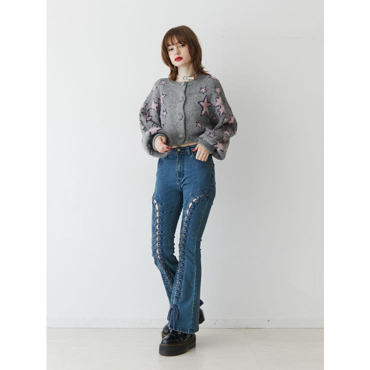 フィットフレアレースアップパンツ[品番：MKSW0059158]｜jouetie