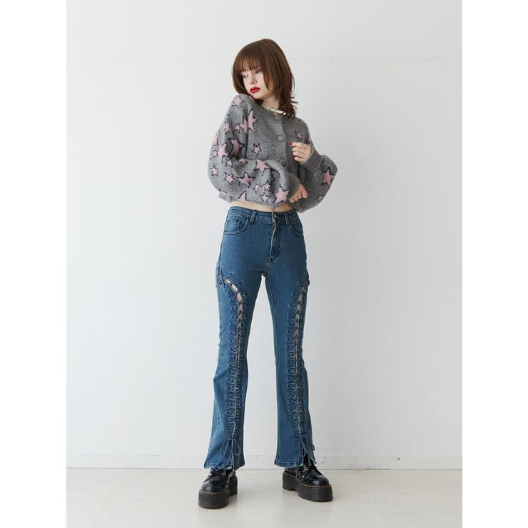 フィットフレアレースアップパンツ[品番：MKSW0059158]｜jouetie