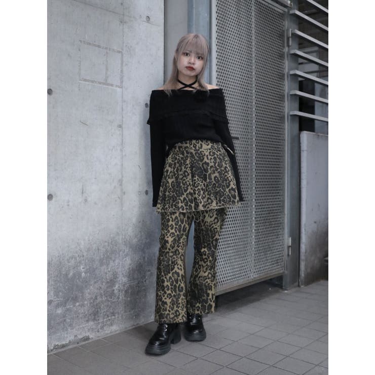 プリーツスカートレイヤードパンツ[品番：MKSW0060610]｜jouetie