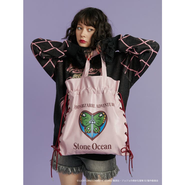 ジョジョの奇妙な冒険 ストーンオーシャン】レースアップトートBAG 