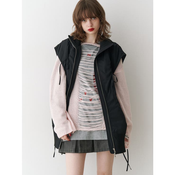 オーバークラッシュローゲージニット | jouetie | 詳細画像10 