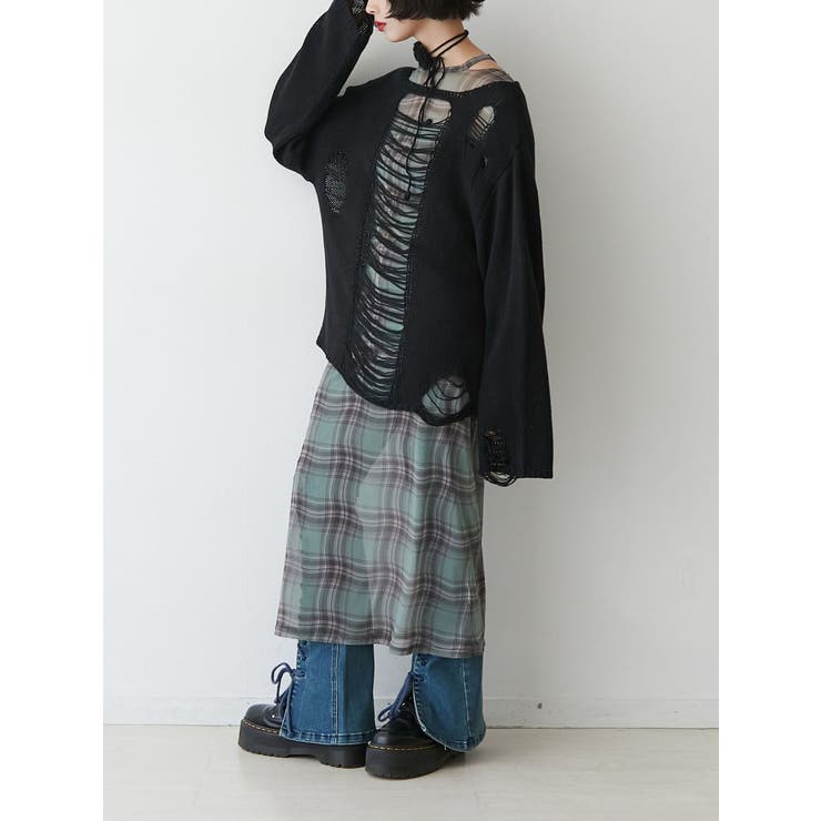 オーバークラッシュローゲージニット | jouetie | 詳細画像15 