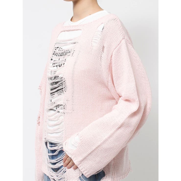 オーバークラッシュローゲージニット | jouetie | 詳細画像22 