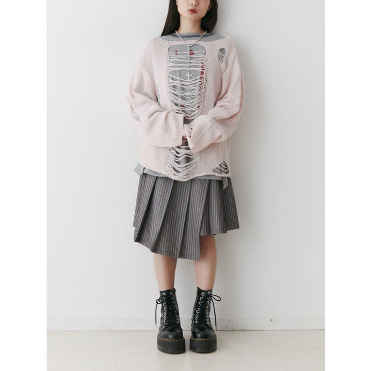 オーバークラッシュローゲージニット | jouetie | 詳細画像5 