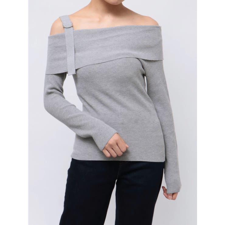 オフショルダーニットトップス | jouetie | 詳細画像13 