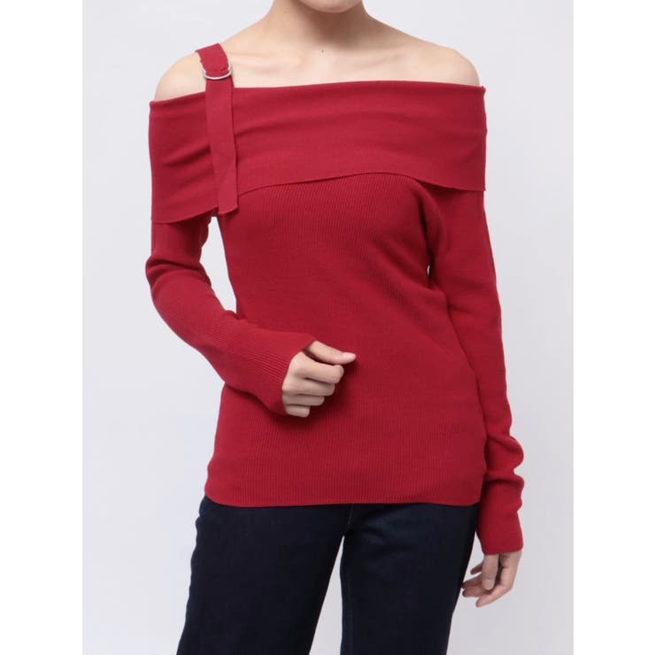 オフショルダーニットトップス | jouetie | 詳細画像32 