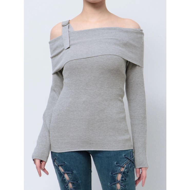 オフショルダーニットトップス | jouetie | 詳細画像44 