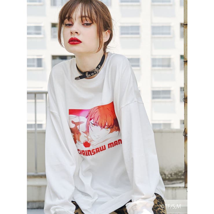 オフホワイト | 【チェンソーマン】マキマ UNISEX TEE | jouetie