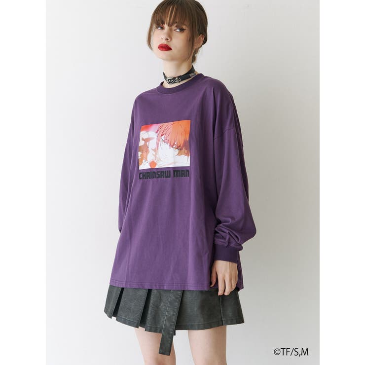 パープル | 【チェンソーマン】マキマ UNISEX TEE | jouetie