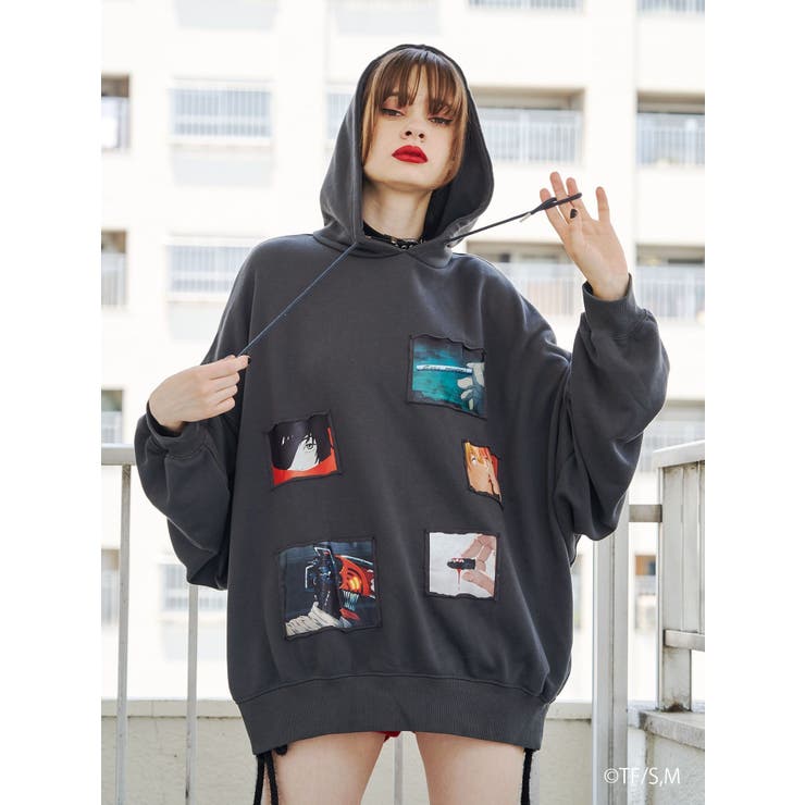 チャコールグレー | 【チェンソーマン】HOODIE | jouetie