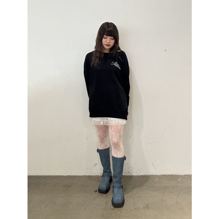 バタフライドッキングスウェット[品番：MKSW0061018]｜jouetie