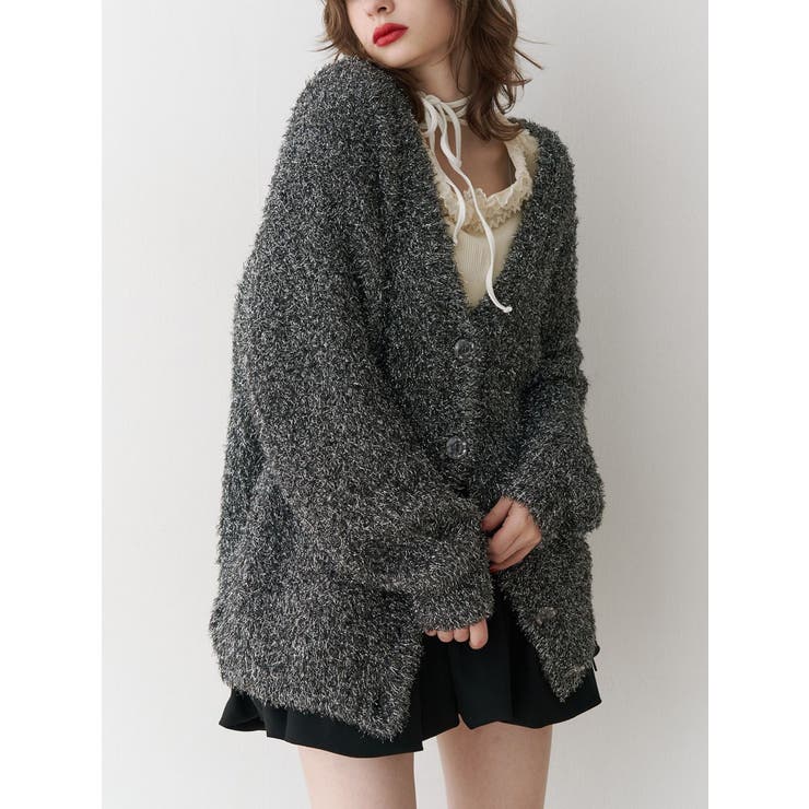 ★ 即購入歓迎  みぃ 様　44 デュベティカ黒♡グレージュ ラメ★XL 2XL ラメニットカーディガン レディース メール便不可 – coca公式ストア
