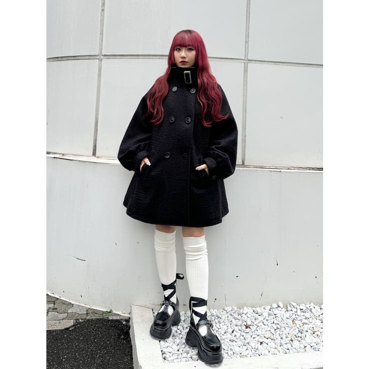 Aラインミドルコート[品番：MKSW0060583]｜jouetie（ジュエティ
