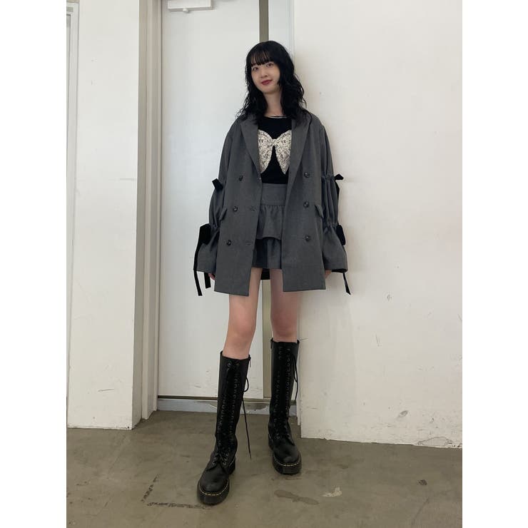 BIGリボンジャケットコート[品番：MKSW0061401]｜jouetie（ジュエティ ）のレディースファッション通販｜SHOPLIST（ショップリスト）